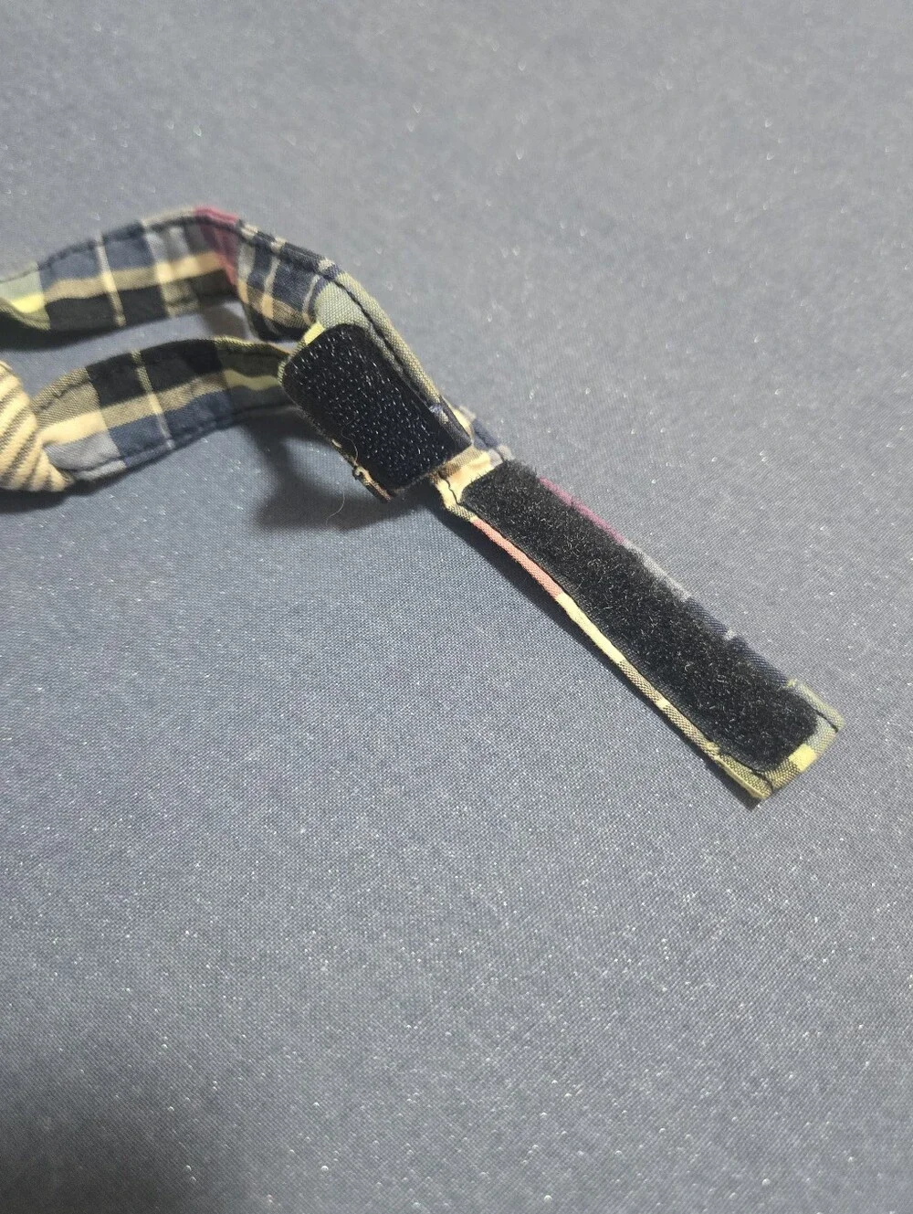 Toddler Boys Gymboree Winter Holiday Neck Tie, multicolored plaid pre-tied 0-24m